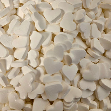 White Dextrose Hearts 1kg